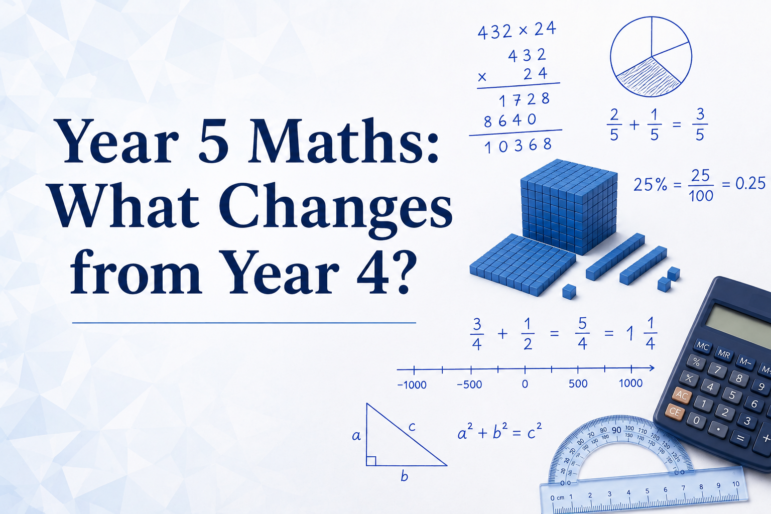 Y5 maths – What changes from Y4?
